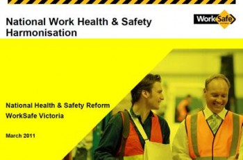 Work health and safety harmonisation update